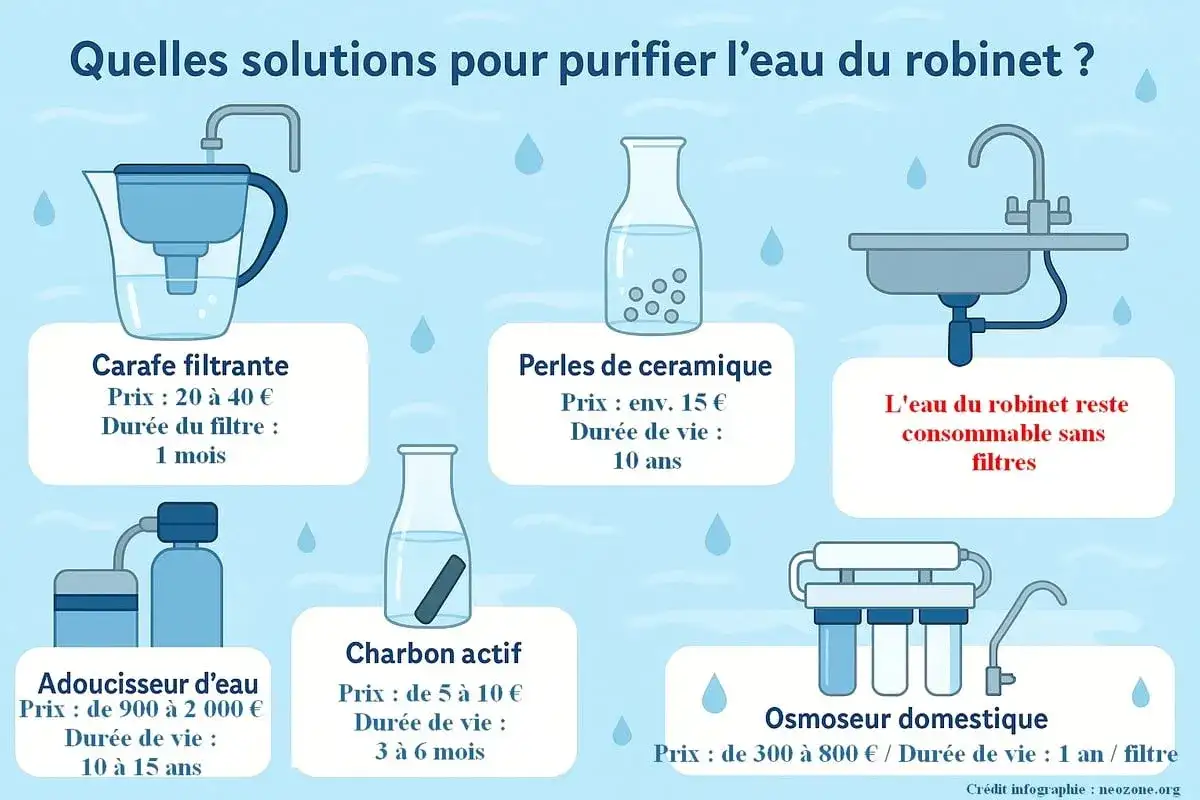 Comment filtrer l'eau du robinet selon vos besoins ?
