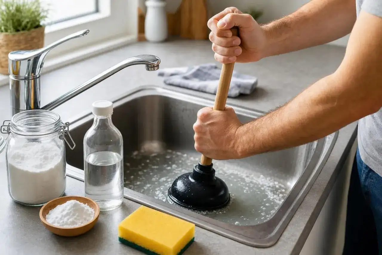 Canalisation bouchée - que faire avant d'appeler un plombier ?